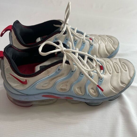 Nike AIR VAPORMAX PLUS Chicago CW6974-100 Men SZ 10.5 10 1/2 Psychic Blue - Picture 4 of 9